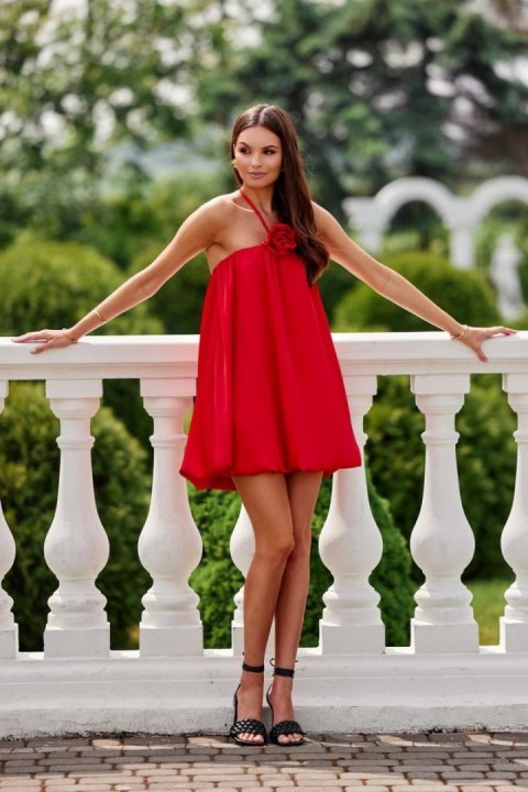 Sukienka Model Siena CZE SUK0482 Red - Roco Fashion Roco Fashion Sukienka Model Siena CZE SUK0482 Red - Roco Fashion Roco Fashion