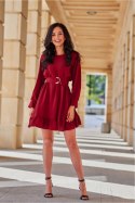 Sukienka Model Sintra BOR SUK0498 Bordo - Roco Fashion Roco Fashion Sukienka Model Sintra BOR SUK0498 Bordo - Roco Fashion Roco Fashion