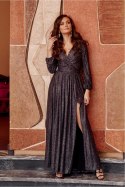 Sukienka Model Tiffany SRE SUK0420 Silver - Roco Fashion Roco Fashion Sukienka Model Tiffany SRE SUK0420 Silver - Roco Fashion Roco Fashion
