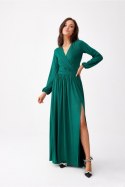 Sukienka Model Tiffany ZIE SUK0420 Green - Roco Fashion Roco Fashion Sukienka Model Tiffany ZIE SUK0420 Green - Roco Fashion Roco Fashion