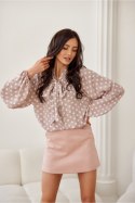 Bluzka Model Carly ROZ BLU0203 Pink - Roco Fashion Roco Fashion Bluzka Model Carly ROZ BLU0203 Pink - Roco Fashion Roco Fashion