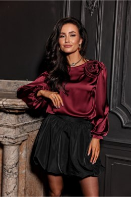 Bluzka Model Evelyn BOR BLU0194 Bordo - Roco Fashion Roco Fashion