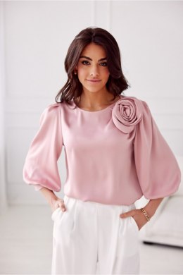 Bluzka Model Giana ROZ BLU0178 Pink - Roco Fashion Roco Fashion