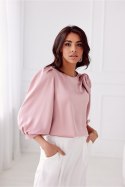 Bluzka Model Giana ROZ BLU0178 Pink - Roco Fashion Roco Fashion Bluzka Model Giana ROZ BLU0178 Pink - Roco Fashion Roco Fashion