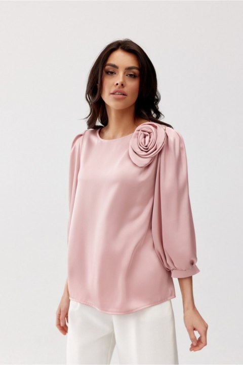 Bluzka Model Giana ROZ BLU0178 Pink - Roco Fashion Roco Fashion Bluzka Model Giana ROZ BLU0178 Pink - Roco Fashion Roco Fashion