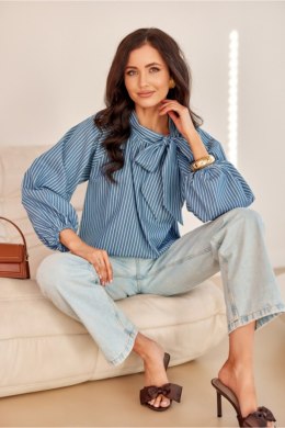 Bluzka Model Gigi BLU0201-A28 Blue - Roco Fashion Roco Fashion