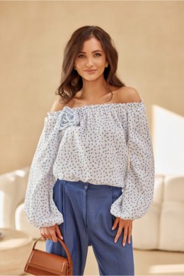 Bluzka Model Lima BLU0207-04K White - Roco Fashion Roco Fashion
