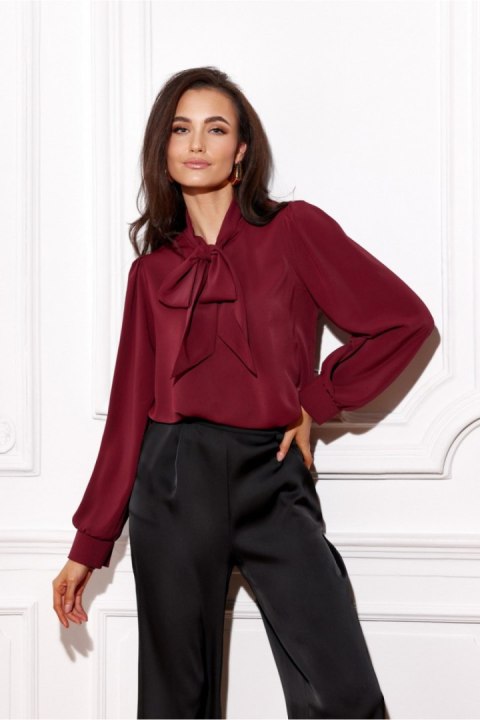 Bluzka Model Zalia BOR BLU0197 Bordo - Roco Fashion Roco Fashion Bluzka Model Zalia BOR BLU0197 Bordo - Roco Fashion Roco Fashion