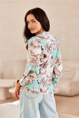 Koszula Damska Model Anvien BLU0136-02F Multicolor - Roco Fashion Roco Fashion