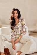 Koszula Damska Model Anvien BLU0136-03F Multicolor - Roco Fashion Roco Fashion Koszula Damska Model Anvien BLU0136-03F Multicolor - Roco Fashion Roco Fashion