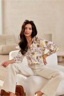 Koszula Damska Model Anvien BLU0136-03F Multicolor - Roco Fashion Roco Fashion Koszula Damska Model Anvien BLU0136-03F Multicolor - Roco Fashion Roco Fashion