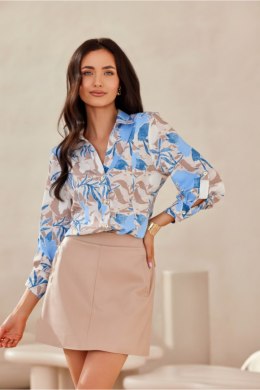 Koszula Damska Model Anvien BLU0136-04F Multicolor - Roco Fashion Roco Fashion