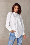 Koszula Damska Model EKR BLU0155 Ecru - Roco Fashion Roco Fashion