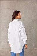 Koszula Damska Model EKR BLU0155 Ecru - Roco Fashion Roco Fashion