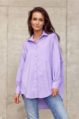 Koszula Damska Model FIO BLU0155 Violet - Roco Fashion Roco Fashion