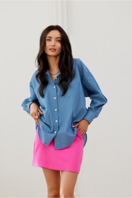 Koszula Damska Model Olly BLU0198- A28 Blue - Roco Fashion Roco Fashion