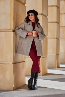 Kurtka Damska Model Camila SZJ KUR0029 Light Grey - Roco Fashion Roco Fashion