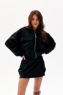 Kurtka Damska Model Erice CZA KUR0025 Black - Roco Fashion Roco Fashion Kurtka Damska Model Erice CZA KUR0025 Black - Roco Fashion Roco Fashion