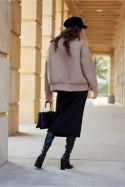 Kurtka Damska Model Ivon CAP KUR0027 Cappuccino - Roco Fashion Roco Fashion Kurtka Damska Model Ivon CAP KUR0027 Cappuccino - Roco Fashion Roco Fashion