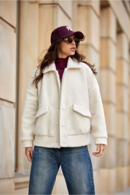 Kurtka Damska Model Ivon EKR KUR 27 Ecru - Roco Fashion Roco Fashion