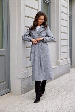 Płaszcz Damski Model Sovan SZA PLA0035 Grey - Roco Fashion Roco Fashion
