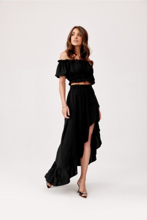 Spódnica Komplet Model CZA KOM0006 Black - Roco Fashion Roco Fashion Spódnica Komplet Model CZA KOM0006 Black - Roco Fashion Roco Fashion