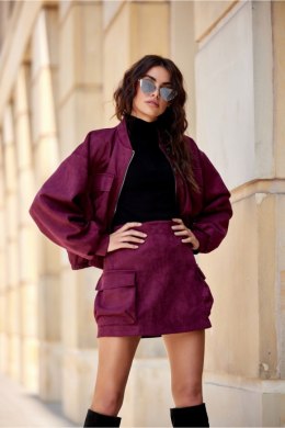 Spódnica Model Taormina BOR SPO0049 Bordo - Roco Fashion Roco Fashion