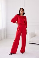 Spodnie Damskie Model Elsa CZE SPD0034 Red - Roco Fashion Roco Fashion Spodnie Damskie Model Elsa CZE SPD0034 Red - Roco Fashion Roco Fashion
