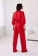 Spodnie Damskie Model Elsa CZE SPD0034 Red - Roco Fashion Roco Fashion Spodnie Damskie Model Elsa CZE SPD0034 Red - Roco Fashion Roco Fashion