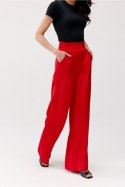 Spodnie Damskie Model Elsa CZE SPD0034 Red - Roco Fashion Roco Fashion Spodnie Damskie Model Elsa CZE SPD0034 Red - Roco Fashion Roco Fashion