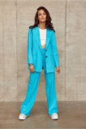 Spodnie Damskie Model NIE SPD0026 Blue - Roco Fashion Roco Fashion Spodnie Damskie Model NIE SPD0026 Blue - Roco Fashion Roco Fashion
