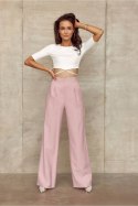 Spodnie Damskie Model ROZ SPD0025 Pink - Roco Fashion Roco Fashion Spodnie Damskie Model ROZ SPD0025 Pink - Roco Fashion Roco Fashion