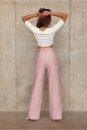 Spodnie Damskie Model ROZ SPD0025 Pink - Roco Fashion Roco Fashion Spodnie Damskie Model ROZ SPD0025 Pink - Roco Fashion Roco Fashion