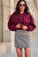 Spodnie Spódnicospodnie Model Selene SZJ SPN0006 Light Grey - Roco Fashion Roco Fashion Spodnie Spódnicospodnie Model Selene SZJ SPN0006 Light Grey - Roco Fashion Roco Fashion