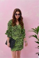 Sukienka Model 0301 B19 Green - Roco Fashion Roco Fashion Sukienka Model 0301 B19 Green - Roco Fashion Roco Fashion