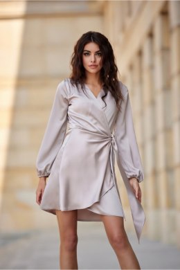 Sukienka Model Catlin BEJ SUK0476 Light Beige - Roco Fashion Roco Fashion