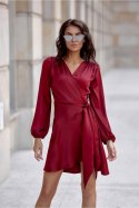 Sukienka Model Catlin BOR SUK0476 Bordo - Roco Fashion Roco Fashion Sukienka Model Catlin BOR SUK0476 Bordo - Roco Fashion Roco Fashion