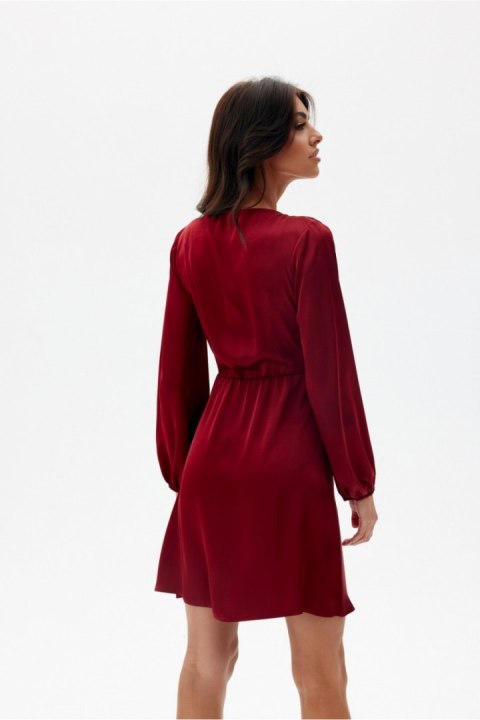Sukienka Model Catlin BOR SUK0476 Bordo - Roco Fashion Roco Fashion Sukienka Model Catlin BOR SUK0476 Bordo - Roco Fashion Roco Fashion
