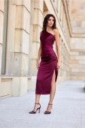 Sukienka Model Celine BOR SUK0411 Bordo - Roco Fashion Roco Fashion Sukienka Model Celine BOR SUK0411 Bordo - Roco Fashion Roco Fashion