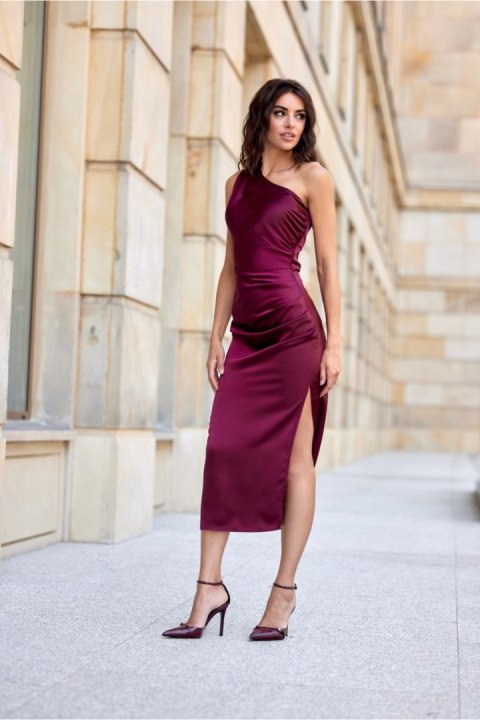 Sukienka Model Celine BOR SUK0411 Bordo - Roco Fashion Roco Fashion Sukienka Model Celine BOR SUK0411 Bordo - Roco Fashion Roco Fashion