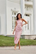 Sukienka Model Celine ROZ SUK0411 Pink - Roco Fashion Roco Fashion Sukienka Model Celine ROZ SUK0411 Pink - Roco Fashion Roco Fashion