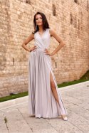 Sukienka Model Cheryl BES SUK0407 Beige - Roco Fashion Roco Fashion Sukienka Model Cheryl BES SUK0407 Beige - Roco Fashion Roco Fashion