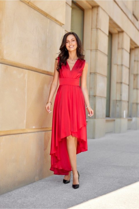 Sukienka Model Jennifer CZE SUK0410 Red - Roco Fashion Roco Fashion Sukienka Model Jennifer CZE SUK0410 Red - Roco Fashion Roco Fashion