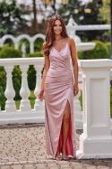 Sukienka Model Lamelia ROZ SUK0445 Pink - Roco Fashion Roco Fashion Sukienka Model Lamelia ROZ SUK0445 Pink - Roco Fashion Roco Fashion