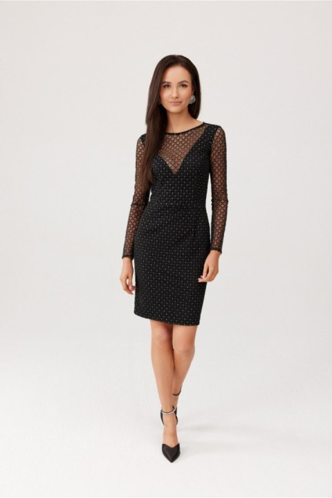 Sukienka Model Riviera CZA SUK0503 Black - Roco Fashion Roco Fashion Sukienka Model Riviera CZA SUK0503 Black - Roco Fashion Roco Fashion