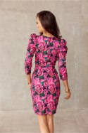 Sukienka Model SUK0329 E10 Pink - Roco Fashion Roco Fashion Sukienka Model SUK0329 E10 Pink - Roco Fashion Roco Fashion