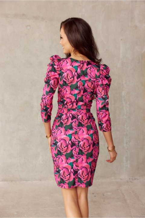 Sukienka Model SUK0329 E10 Pink - Roco Fashion Roco Fashion Sukienka Model SUK0329 E10 Pink - Roco Fashion Roco Fashion