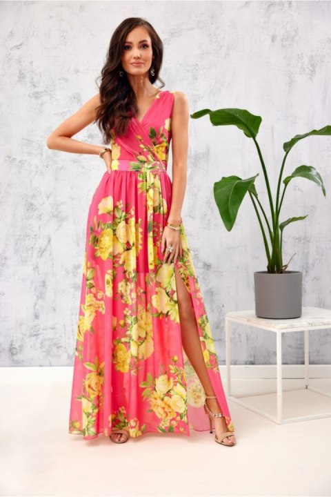 Sukienka Model SUK0361 04D Pink - Roco Fashion Roco Fashion Sukienka Model SUK0361 04D Pink - Roco Fashion Roco Fashion
