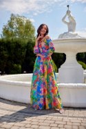 Sukienka Model SUK0362 S02 Multicolor - Roco Fashion Roco Fashion Sukienka Model SUK0362 S02 Multicolor - Roco Fashion Roco Fashion