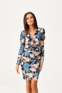 Sukienka Model Taylor SUK0342 E48 Multicolor - Roco Fashion Roco Fashion Sukienka Model Taylor SUK0342 E48 Multicolor - Roco Fashion Roco Fashion